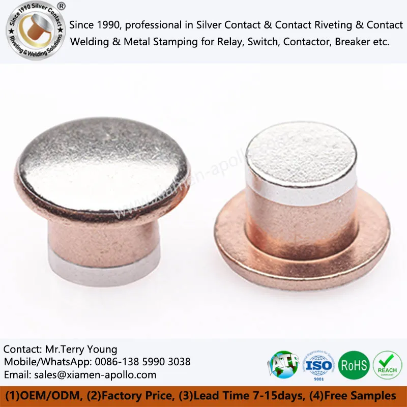 Elektrischer Doppelmetallkontaktniet