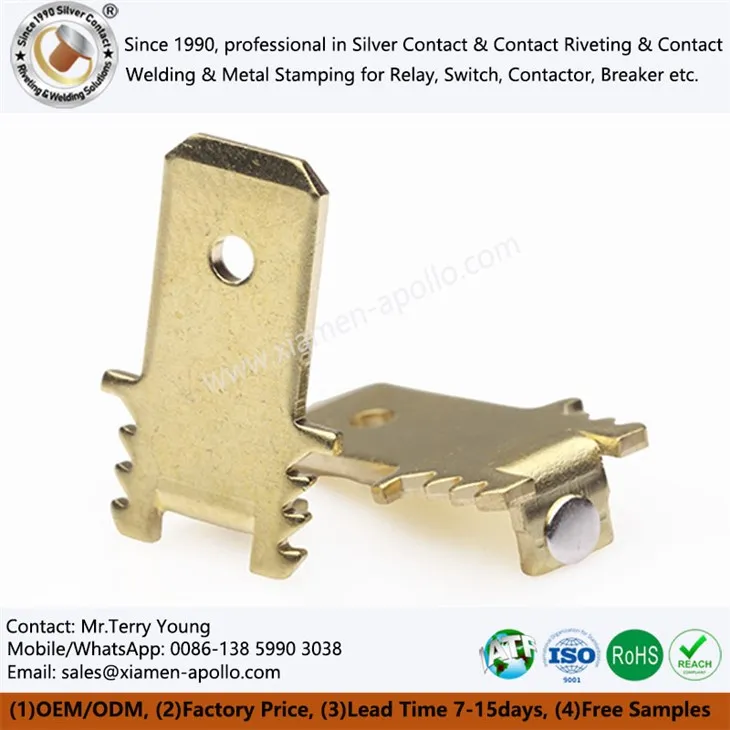 Stempeln für Sockelschalter elektrisches Messingmetall