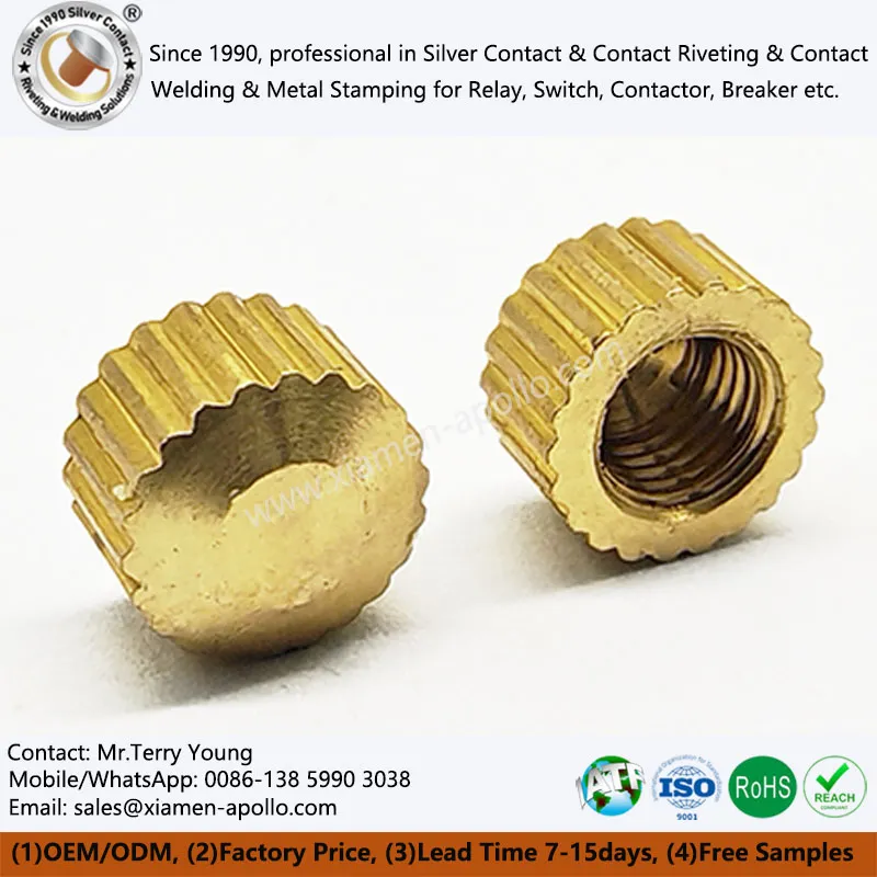 Gerändelte Rundmutter