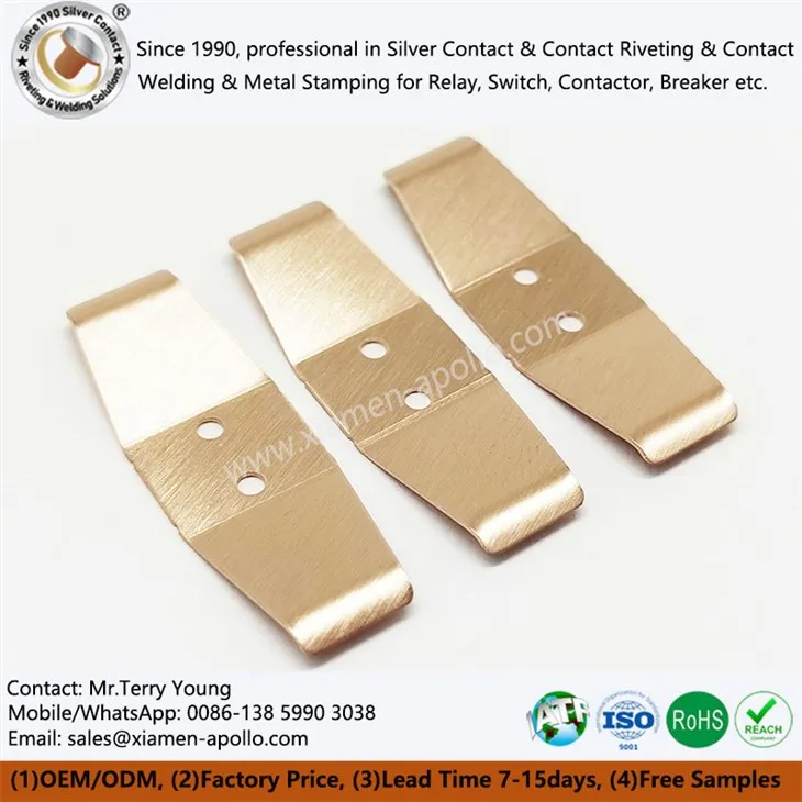 Metallstempel Kupferkontaktteile
