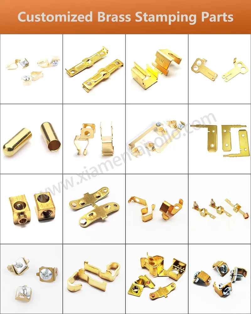 We offer Electric Brass Stamping Part for Wall Switch Socket in multiple sizes and styles We offer Electric Brass Stamping Part for Wall Switch Socket in multiple sizes and styles