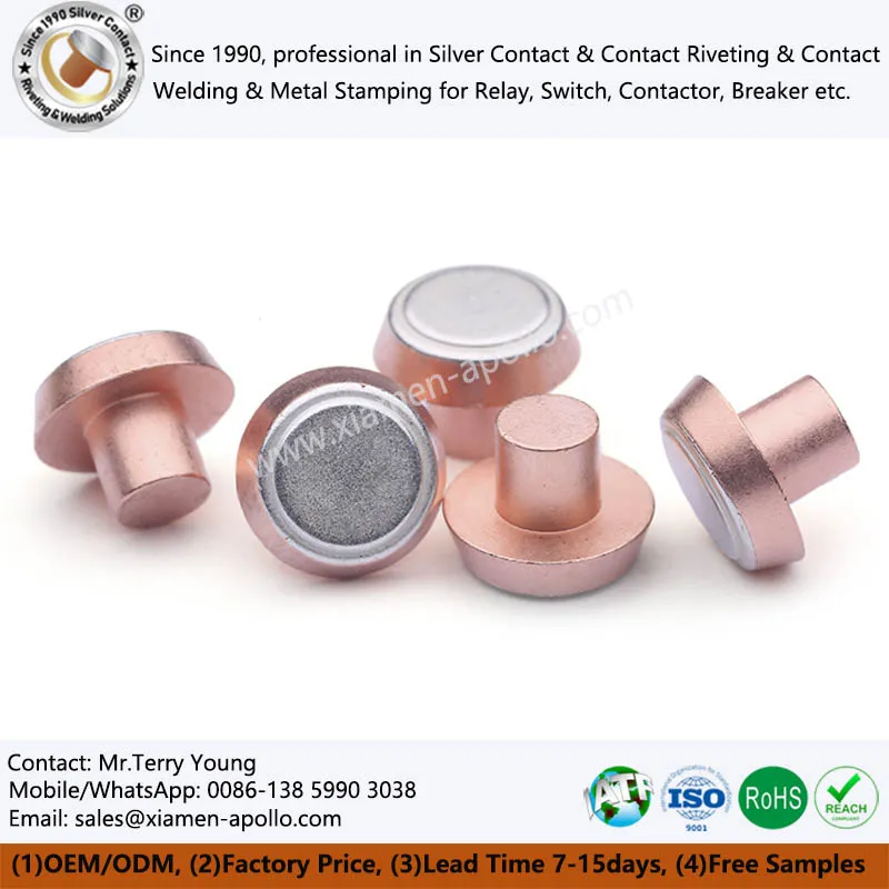 Cap Silver Contacts for Latching Relay Cap Silver Contacts for Latching Relay