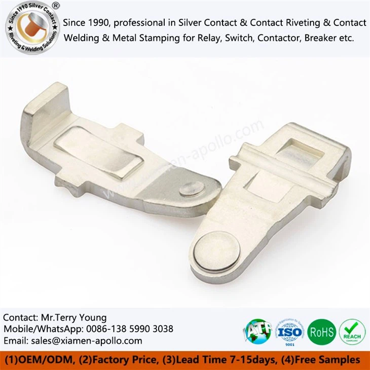 Riveted Silver Contact Components