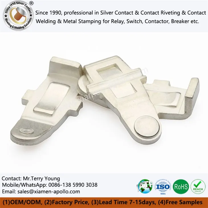 Pure Silver Plate In-Die-Stakel für den Schalter