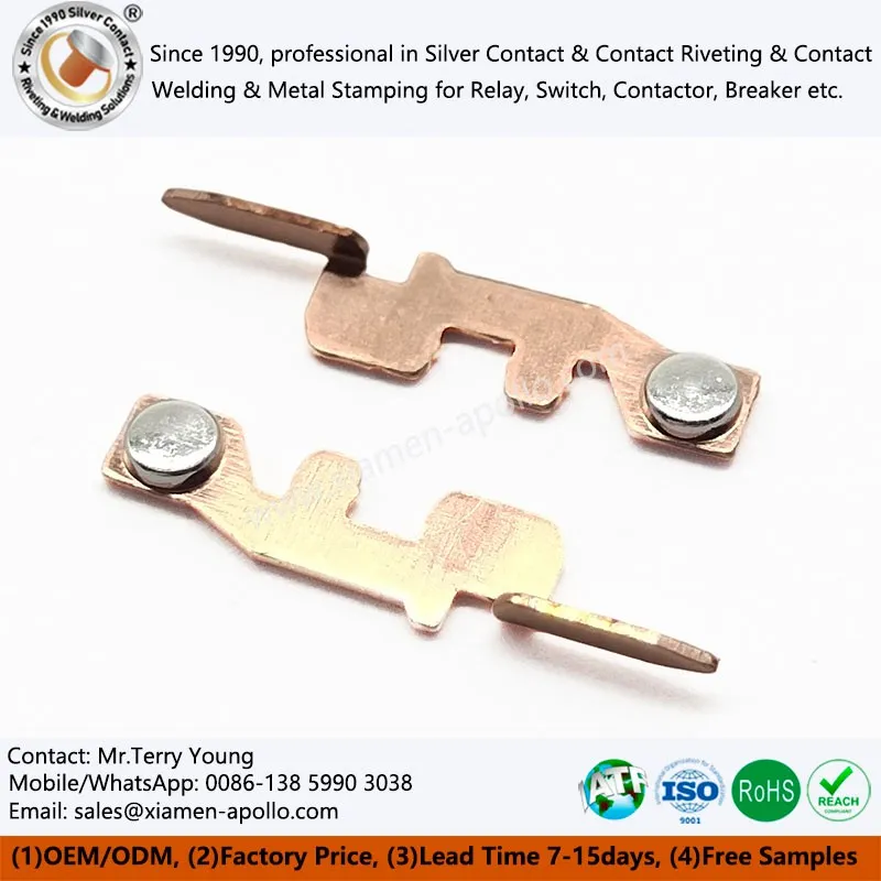 Silberne In-Die-Nietverbindungen