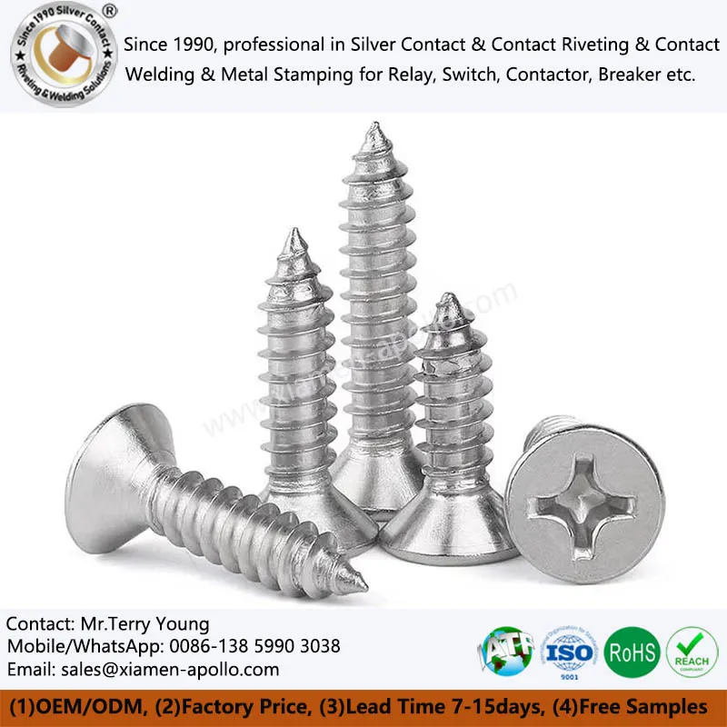 Senkkopfschrauben aus Edelstahl