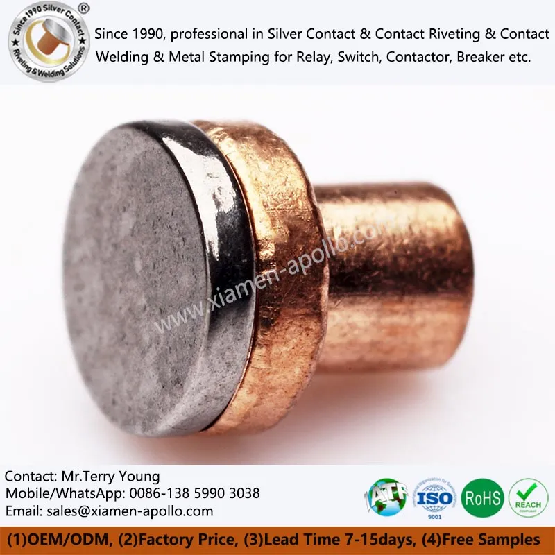 Wolfram-Kupfer-Kontaktspitzen